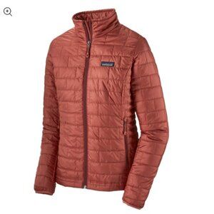 Patagonia‎ Nano Puff Puffer Jacket Spanish Red Womens Size XS